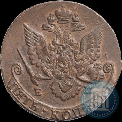Picture 5 kopecks 1785 year ЕМ 