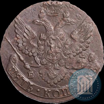 Picture 5 kopecks 1788 year ЕМ 
