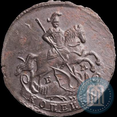 Picture 1 kopeck 1789 year ЕМ 