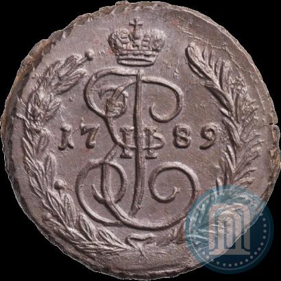 Picture 1 kopeck 1789 year ЕМ 
