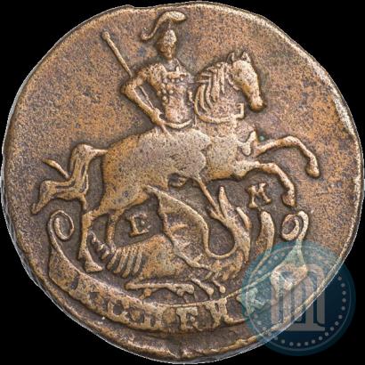 Picture 1 kopeck 1789 year ЕМ 