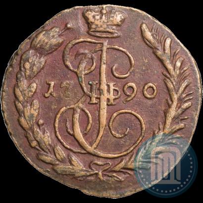 Picture 1 kopeck 1790 year ЕМ 