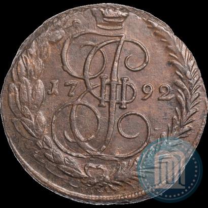 Picture 5 kopecks 1792 year ЕМ 