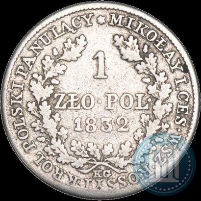 Picture 1 złoty 1832 year KG 