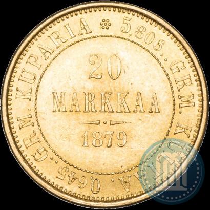 Picture 20 markkaa 1879 year S 