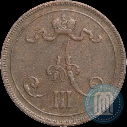 Picture 10 pennia 1891 year  