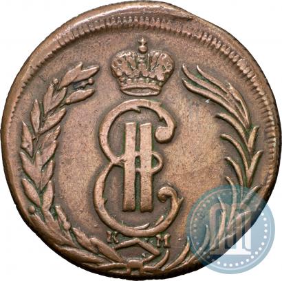 Фото 2 копейки 1776 года КМ 