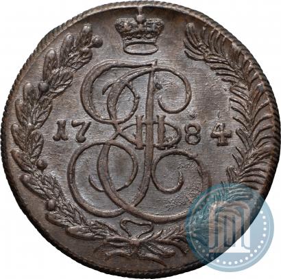 Фото 5 копеек 1784 года КМ 