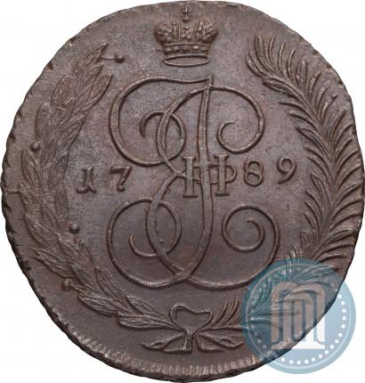 Фото 5 копеек 1789 года АМ 