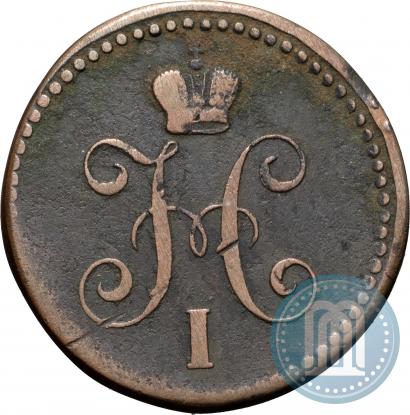 Picture 1 kopeck 1843 year ЕМ 