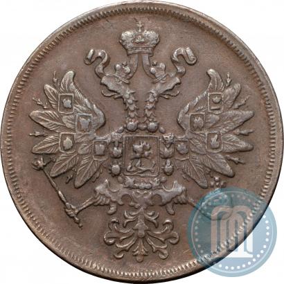 Picture 2 kopecks 1859 year ЕМ 