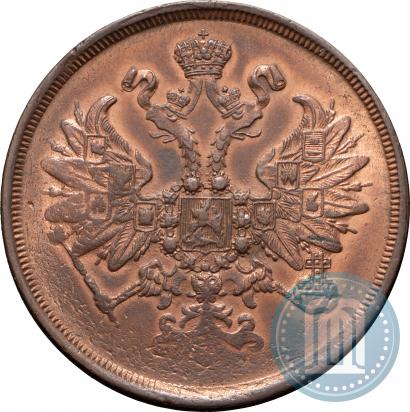 Picture 2 kopecks 1861 year ЕМ 