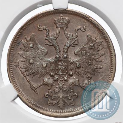 Picture 2 kopecks 1865 year ЕМ 