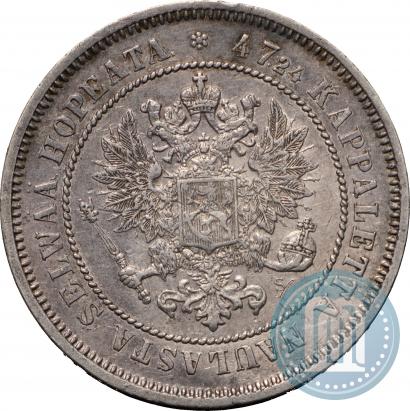 Picture 2 markkaa 1872 year S 