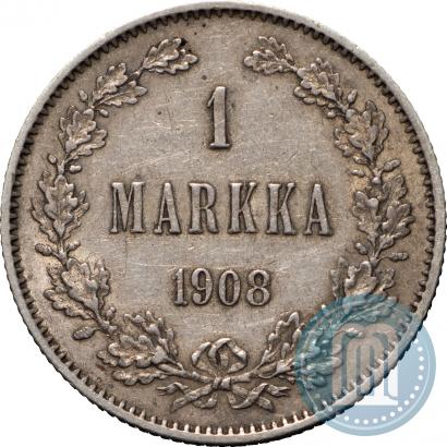 Picture 1 markka 1908 year L 