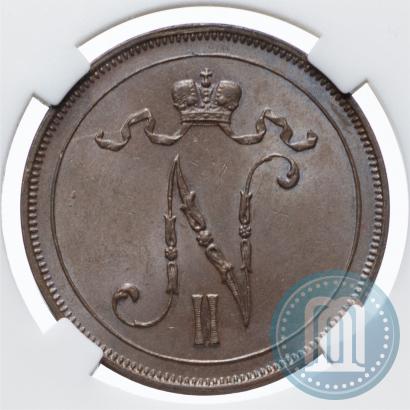 Picture 10 pennia 1911 year  