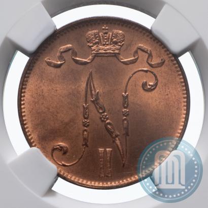 Picture 5 pennia 1911 year  