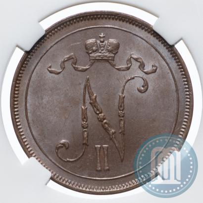 Picture 10 pennia 1914 year  