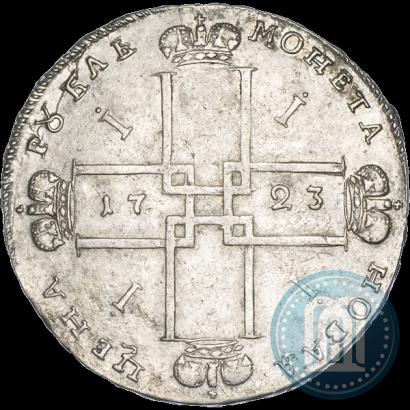 Фото 1 рубль 1723 года OK "Портрет в горностаевой мантии"