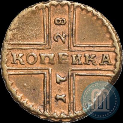Picture 1 kopeck 1728 year МОСКВА 