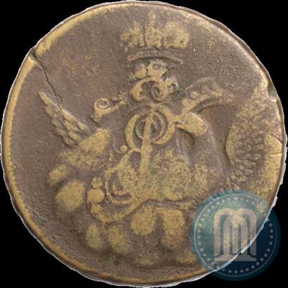 Picture 1 kopeck 1755 year  