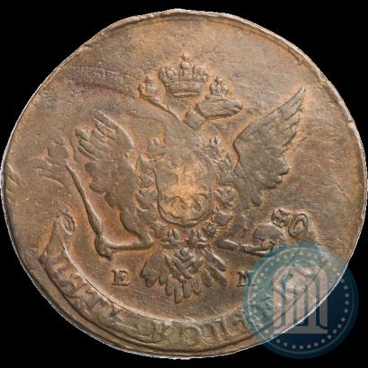 Picture 5 kopecks 1764 year ЕМ 
