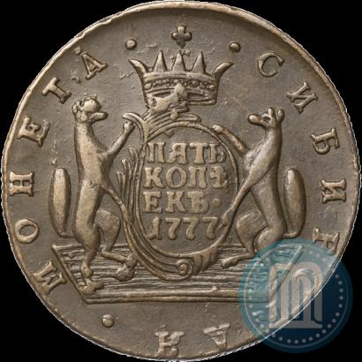 Picture 5 kopecks 1777 year КМ 