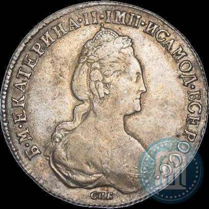 Фото 1 рубль 1782 года СПБ-ИЗ 