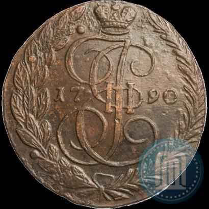 Picture 5 kopecks 1790 year ЕМ 
