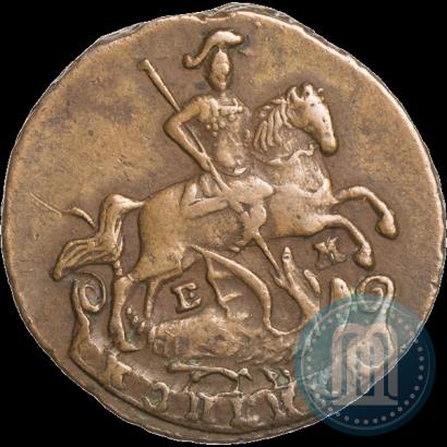 Picture 1 kopeck 1790 year ЕМ 
