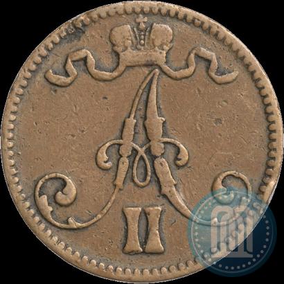 Фото 5 пенни 1870 года  