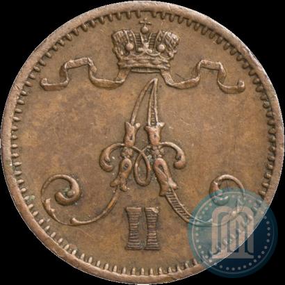 Фото 1 пенни 1874 года  