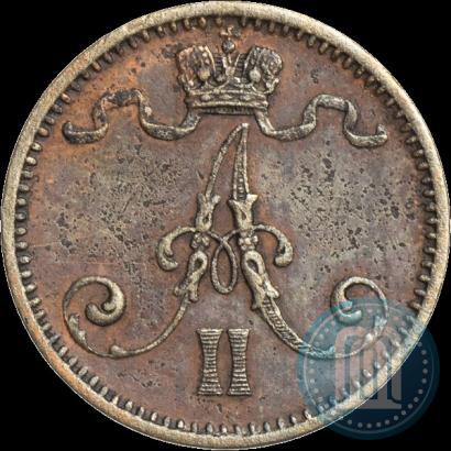 Фото 1 пенни 1874 года  