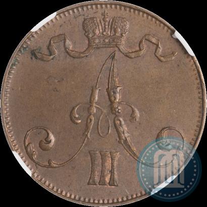 Фото 5 пенни 1888 года  