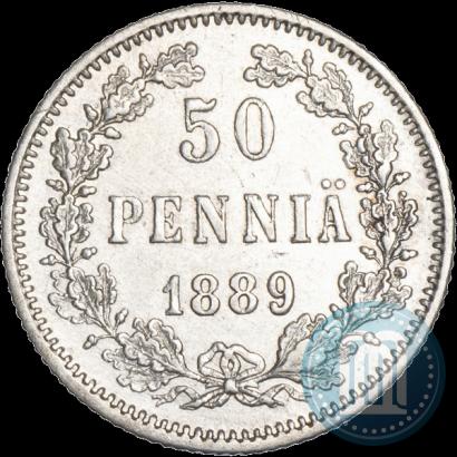 Фото 50 пенни 1889 года L 