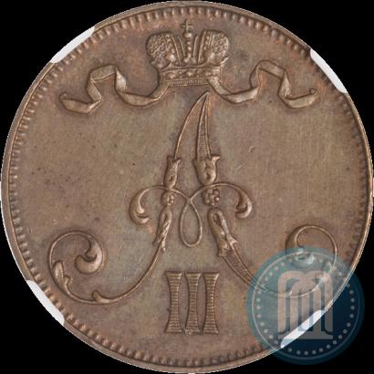 Фото 5 пенни 1889 года  