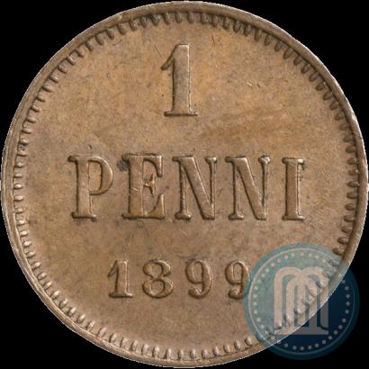 Фото 1 пенни 1899 года  