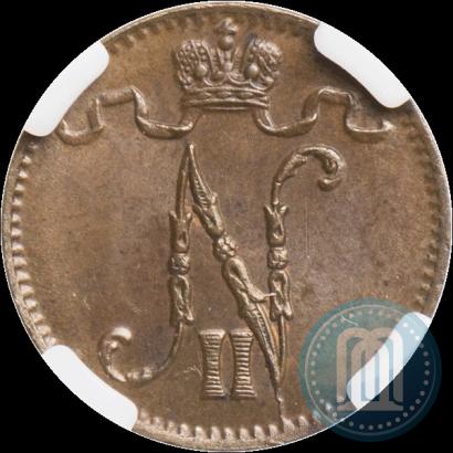 Фото 1 пенни 1900 года  