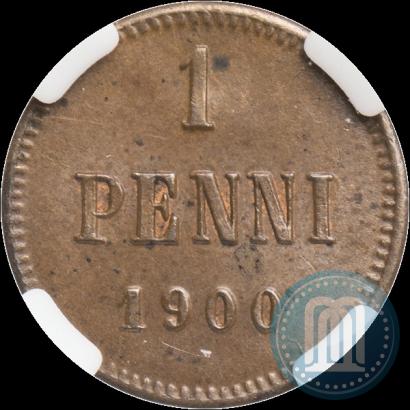 Фото 1 пенни 1900 года  
