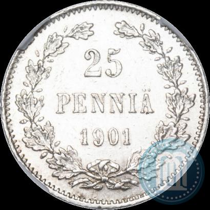 Фото 25 пенни 1901 года L 