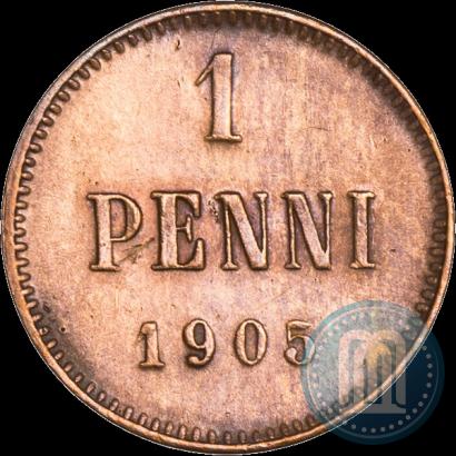Фото 1 пенни 1905 года  