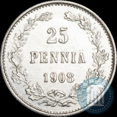 Фото 25 пенни 1908 года L 