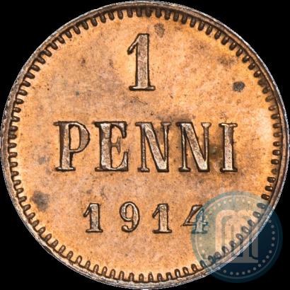 Фото 1 пенни 1914 года  