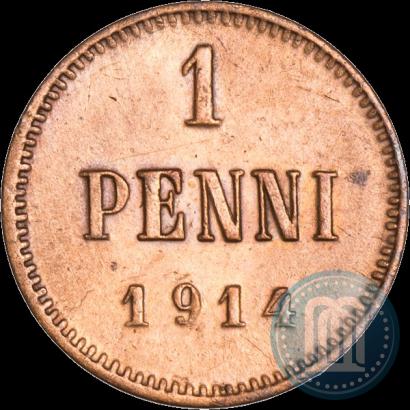 Фото 1 пенни 1914 года  