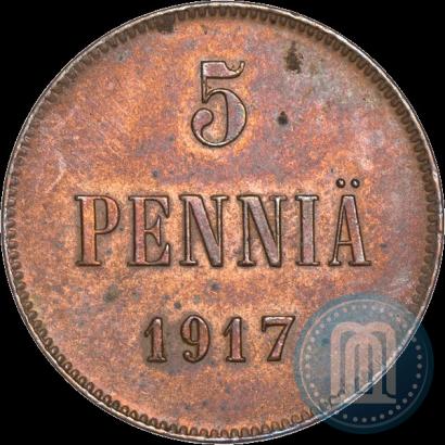 Фото 5 пенни 1917 года  