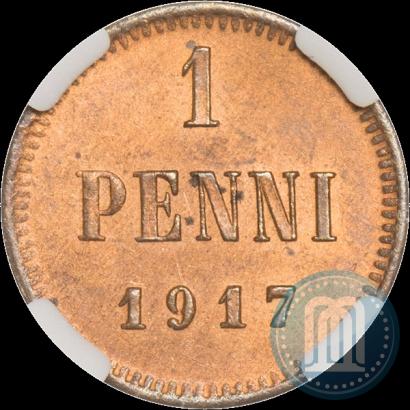 Фото 1 пенни 1917 года  