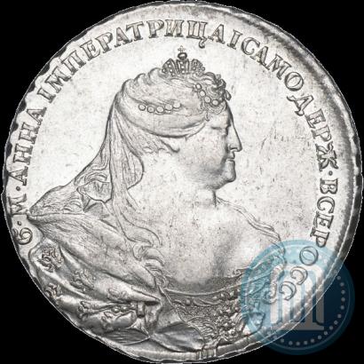 Фото 1 рубль 1737 года  "Работы Гедлингера"