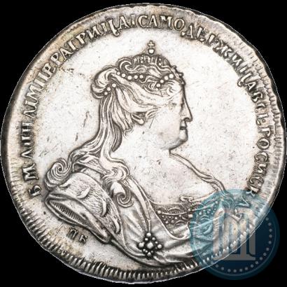 Фото 1 рубль 1738 года СПБ "Петербургский тип"