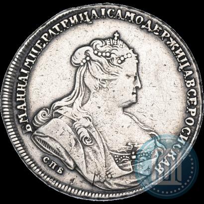 Фото 1 рубль 1738 года СПБ "Петербургский тип"