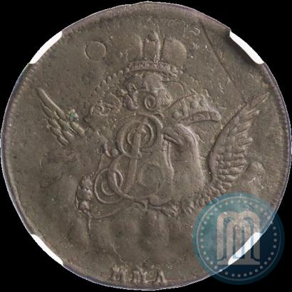 Фото 1 копейка 1755 года ММД 